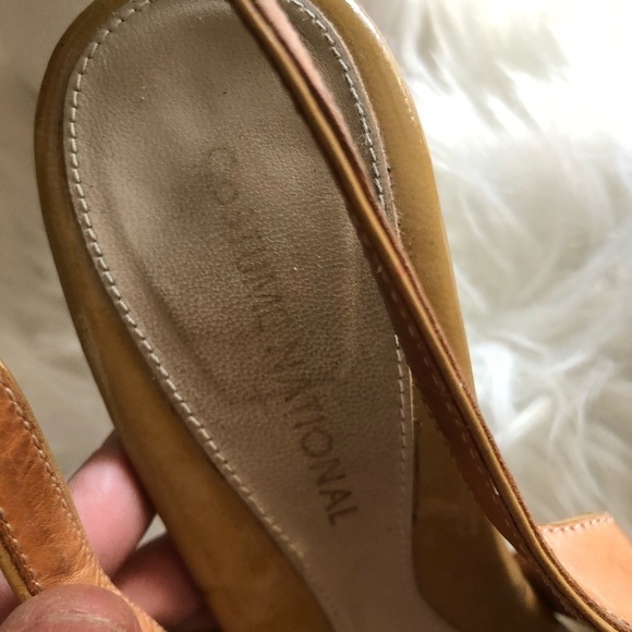 Costume national slingback heeled sandals - Picture 4 of 10